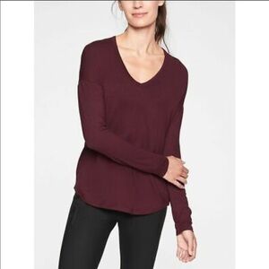 Athleta Cloudlight Auberge Long Sleeve Top XL